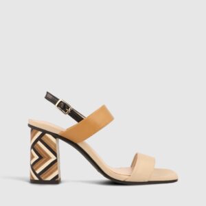 Lodi Gacel-Ro Tan Stripe Sandal