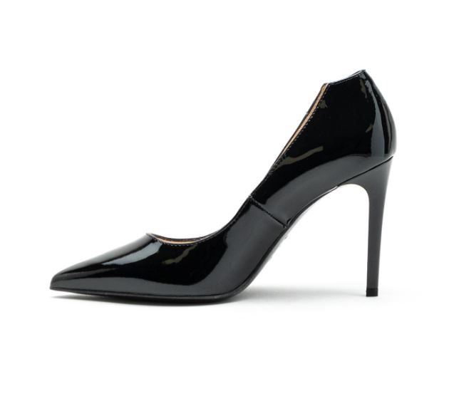 Designer Women High Heel Shoes Luxury Brand Pumps Black Patent Leather Thin  Heels Pointed Toe Wedding Shoes - China Walking Style Shoe and Casual Shoes  price | Made-in-China.com