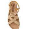 Fantasy Sandals Antriana Rose Gold Lizard Print - Image 2