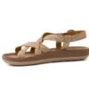 Fantasy Sandals Antriana Rose Gold Lizard Print - Image 3