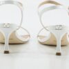 Guess White Patent Sandal - Image 3