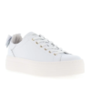 Nero Giardini Leather Bow Platform Trainers, White - Image 2