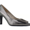 Marian Silver Metallic Court Shoe - Image 2