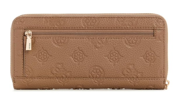 Guess Large Dark Taupe Cresidia Logo Wallet - Image 2