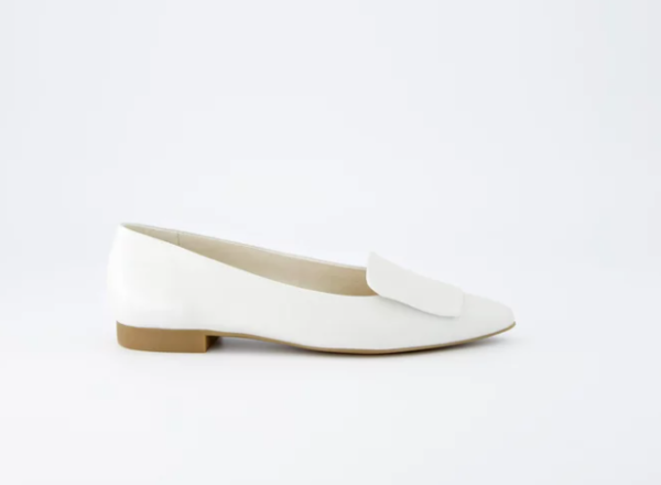 Paul Green Ivory Slip On Pumps