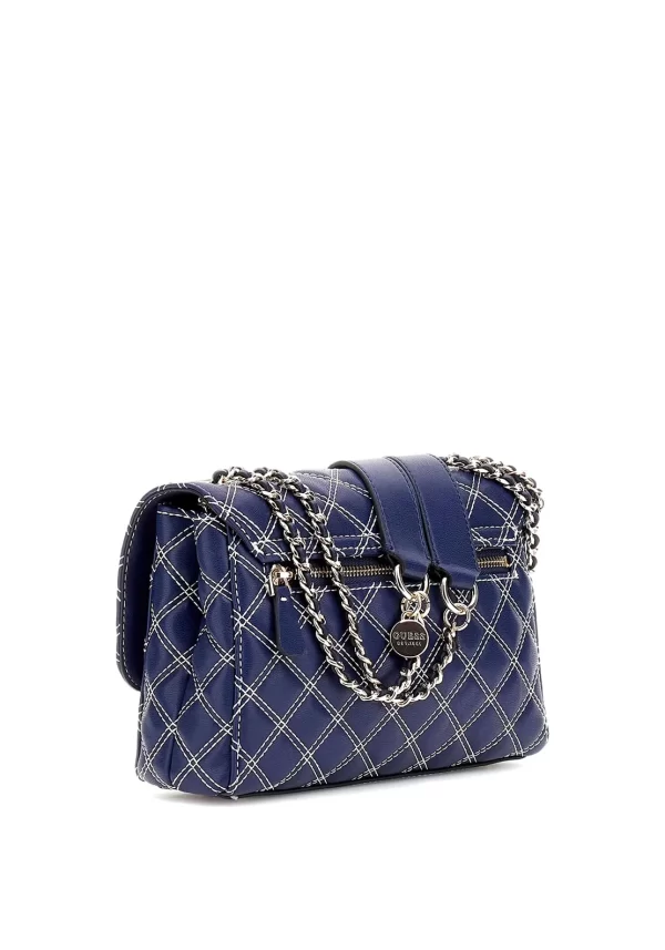 Guess QG9649200 navy with white shoulder bag - Image 2